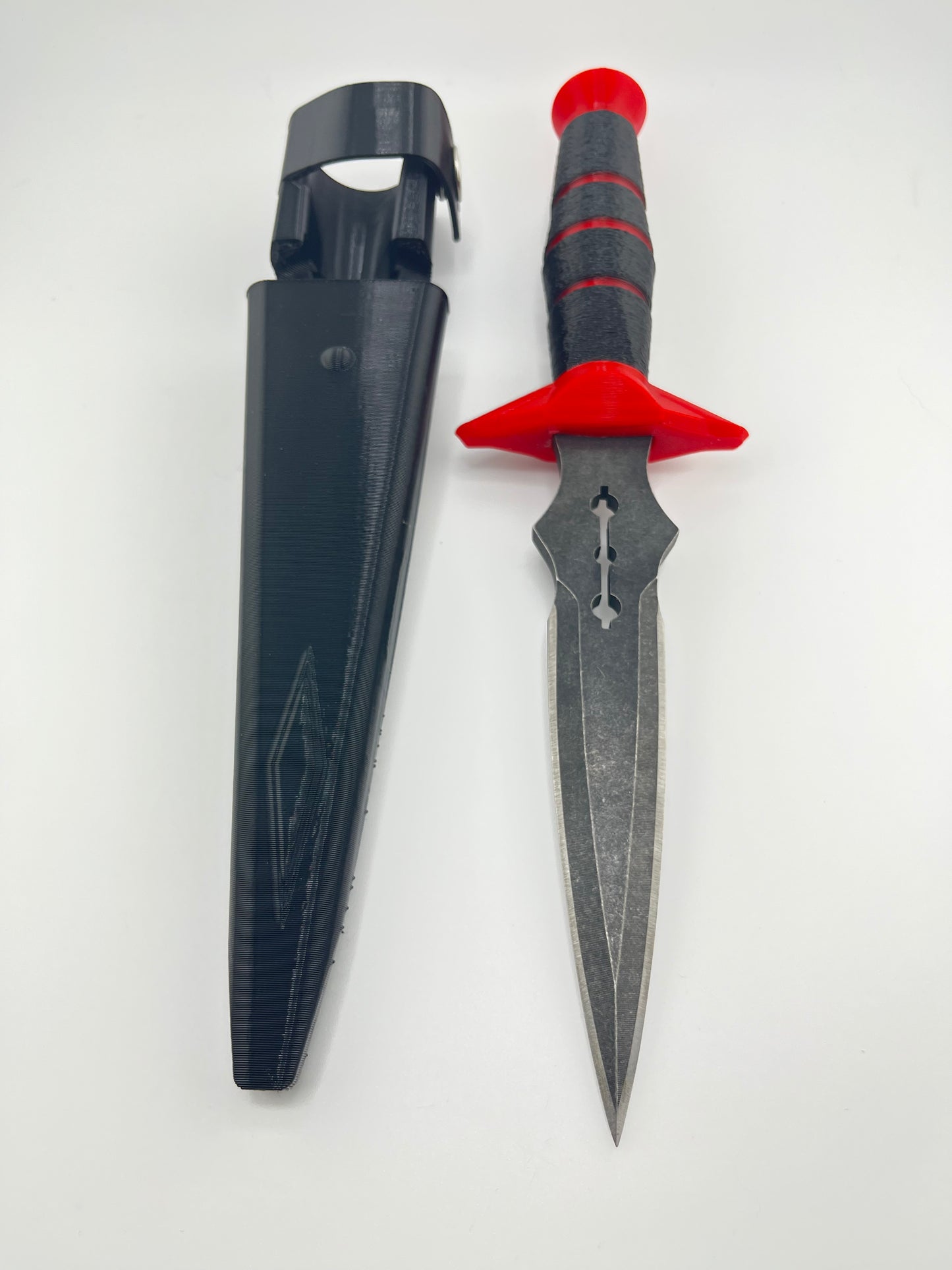 Red dart knife collection
