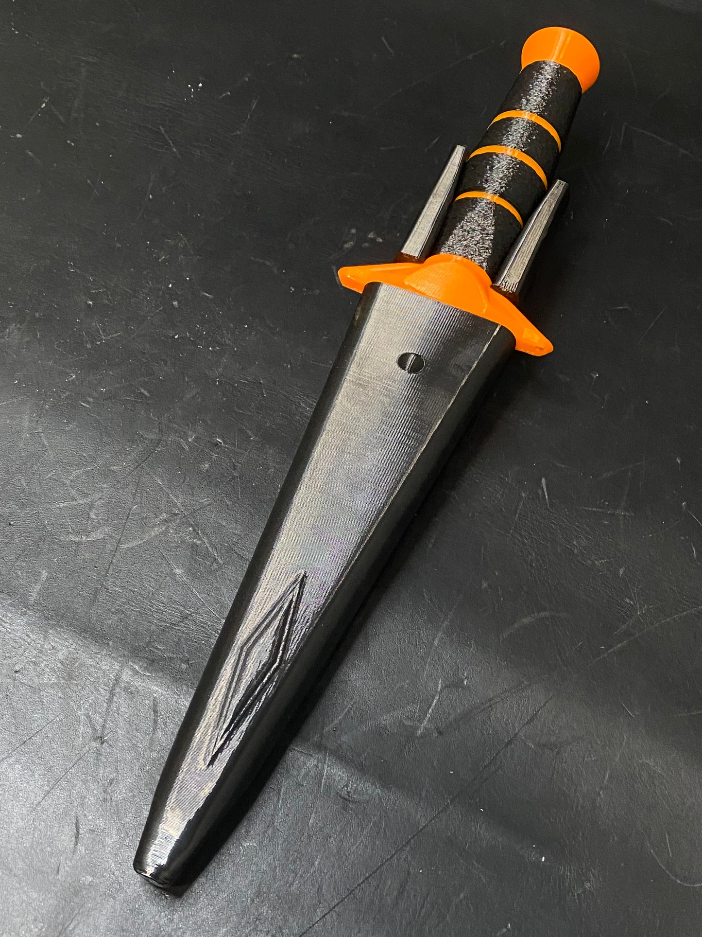 Reverse orange dragons tooth