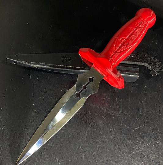 Red practice blade