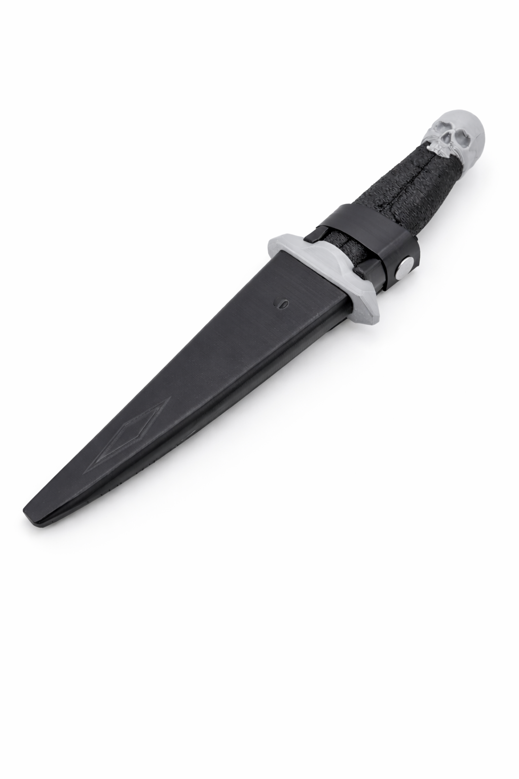 Silver reverse skull black claw 