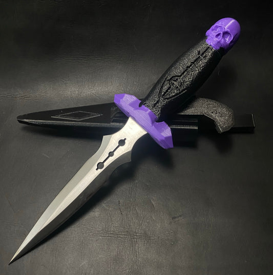 Purple Skull Knife
