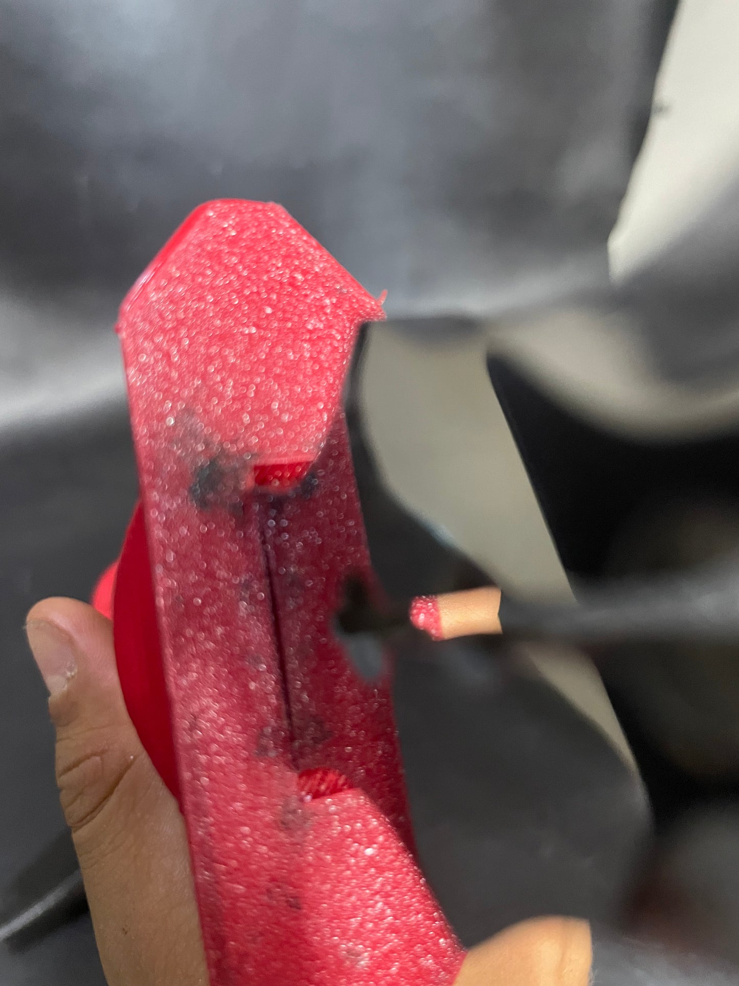 Red practice defective print 