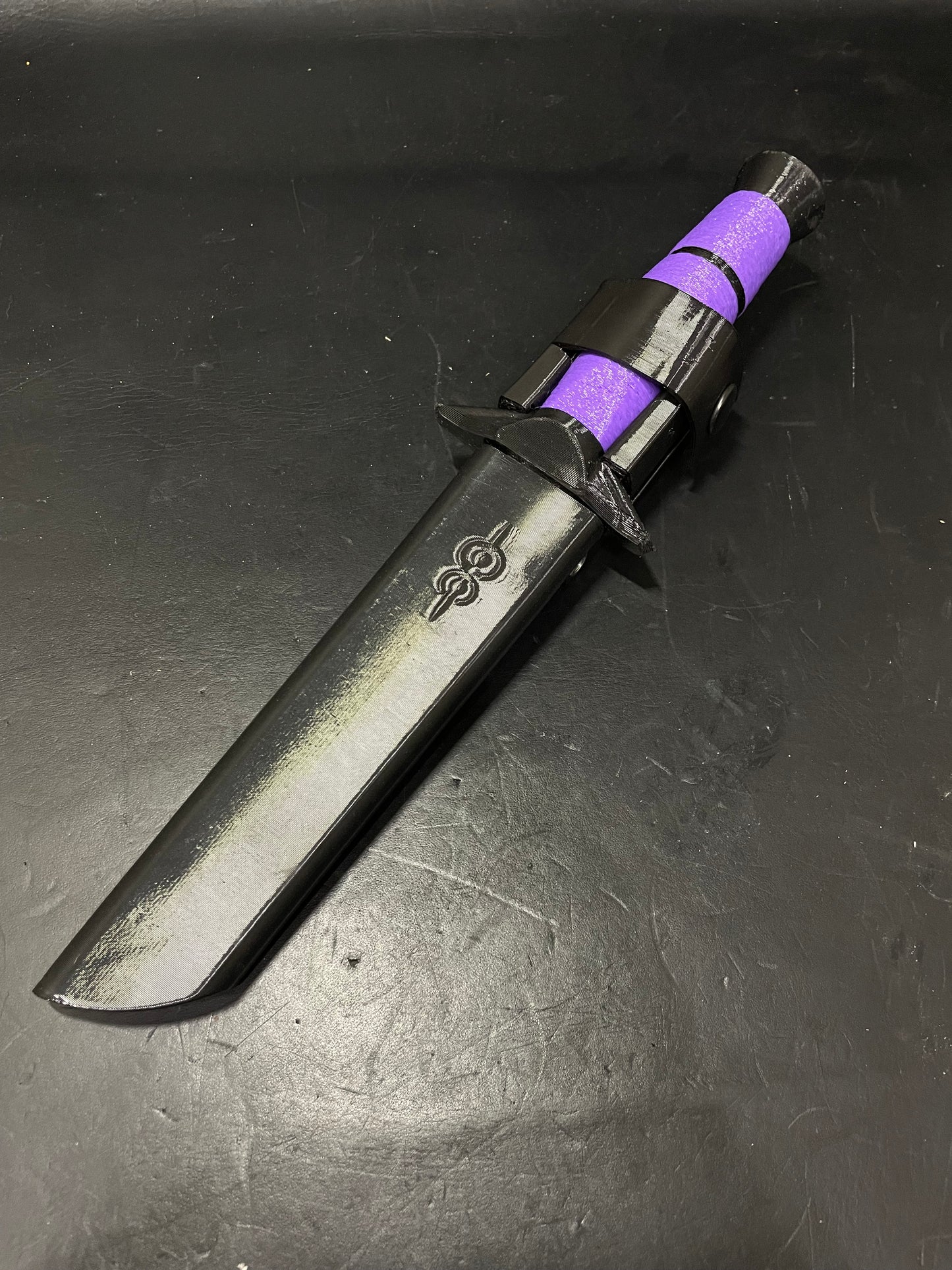 Tonto, purple and black