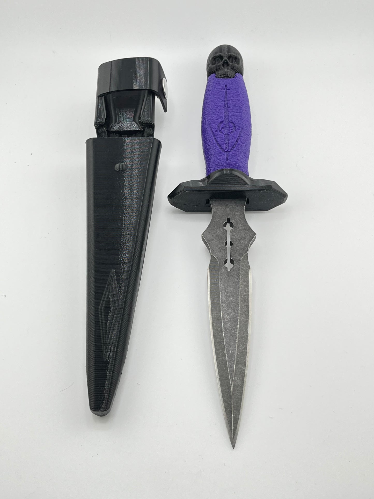 Purple dart knife collection