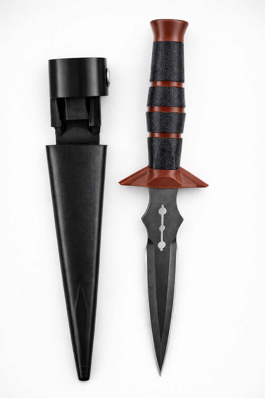 Reverse brown marble/black claw