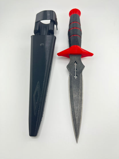 Red dart knife collection