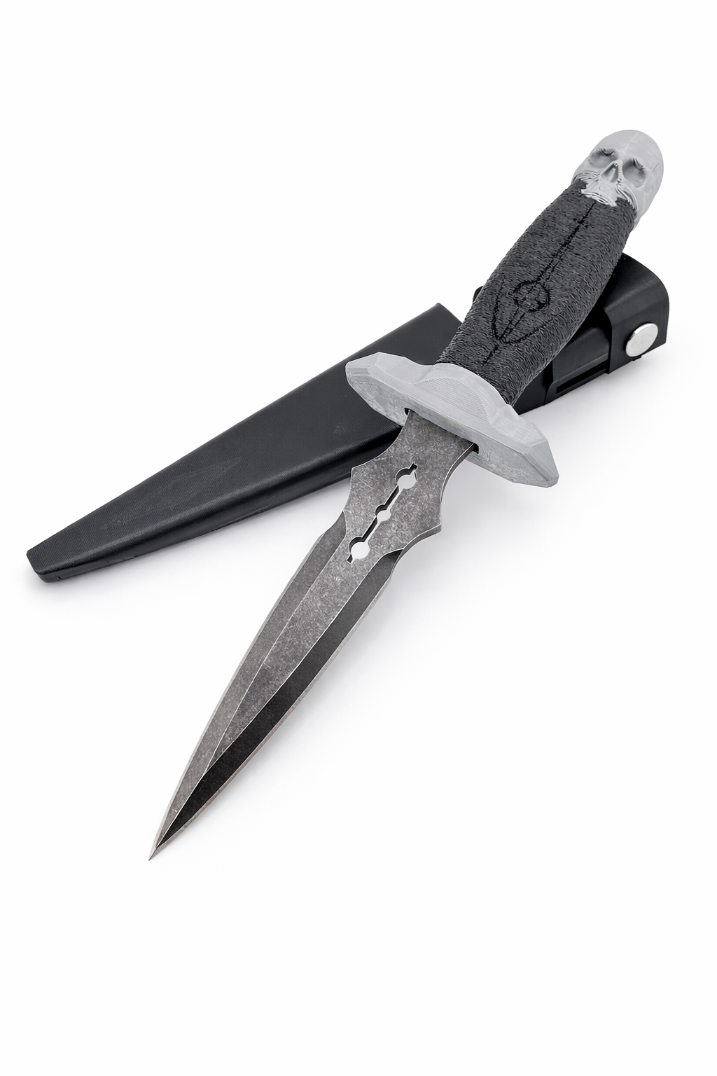Silver reverse skull black claw ￼