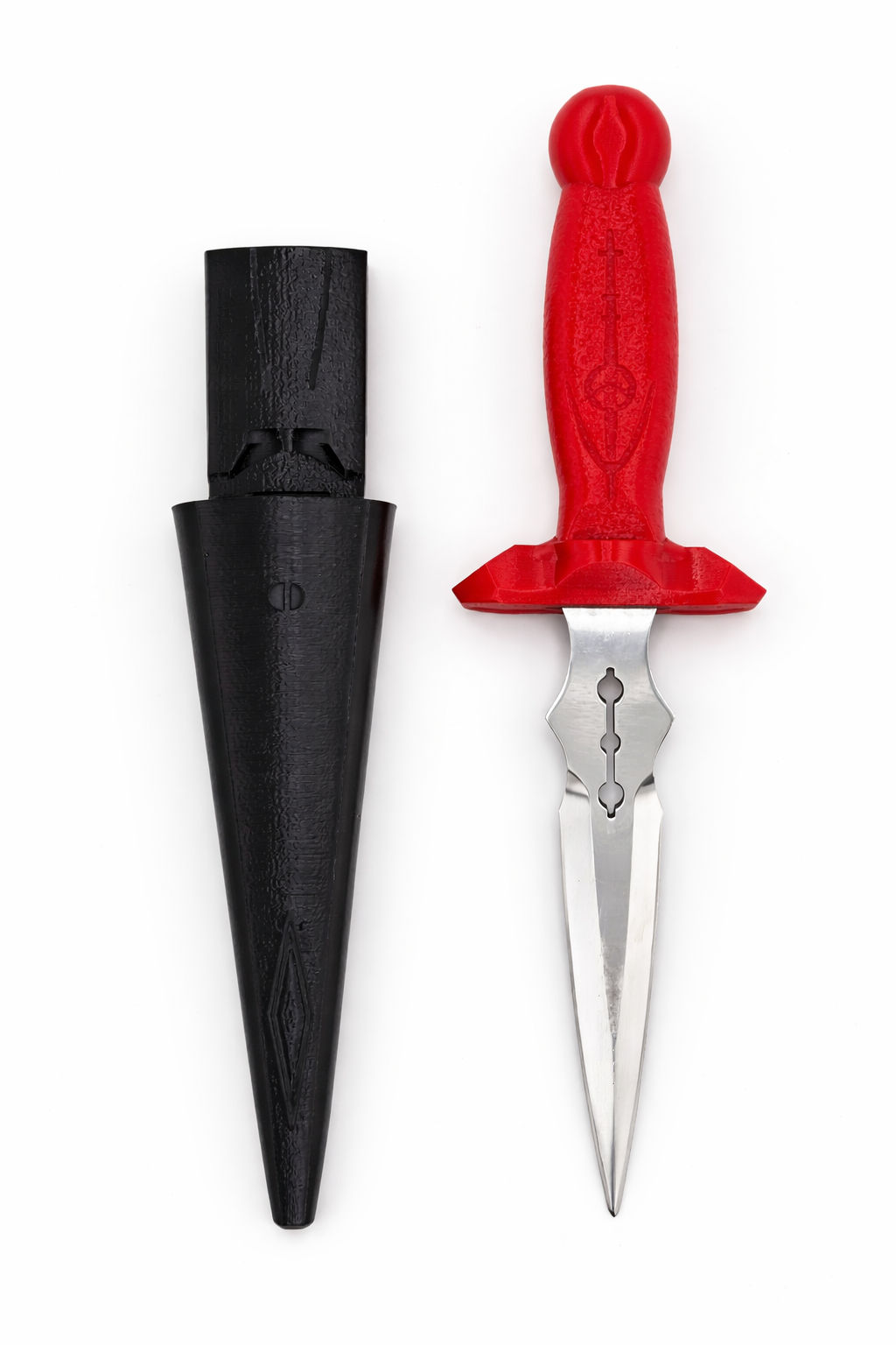 Red practice blade
