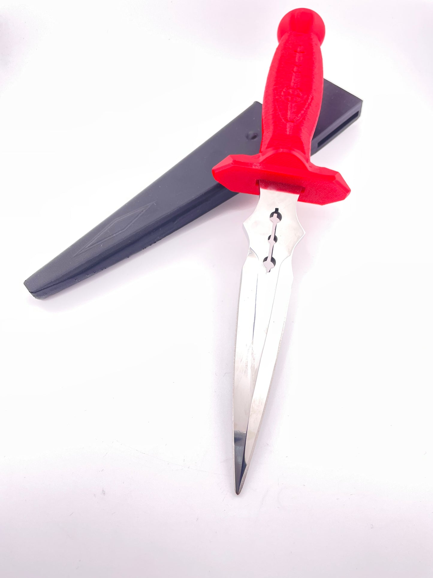 Red practice blade