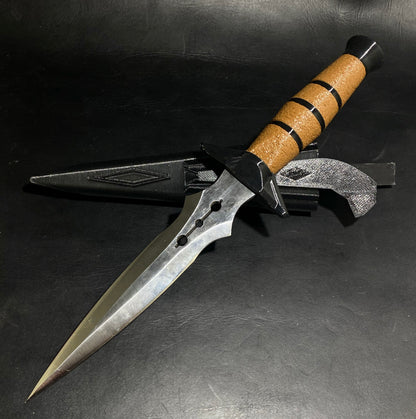 Brown Marble Dart Knife