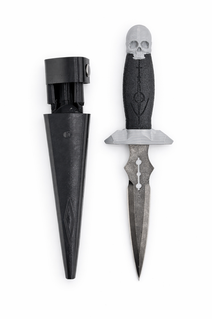 Silver reverse skull black claw ￼