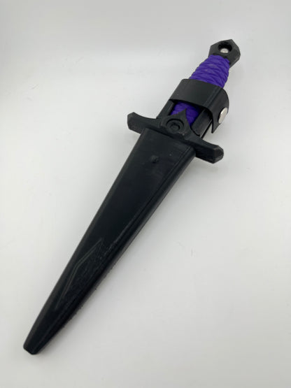 Original marble, dart knife, purple