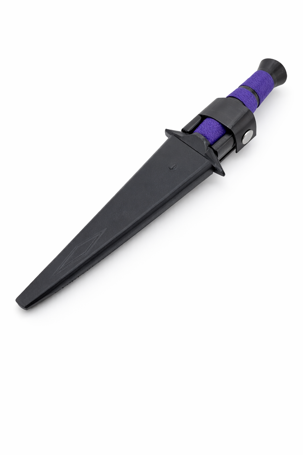 Purple marble black claw