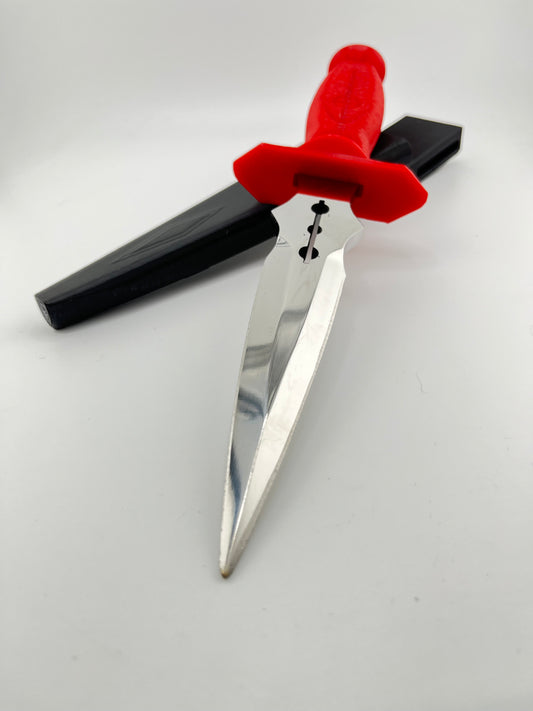 Red practice blade