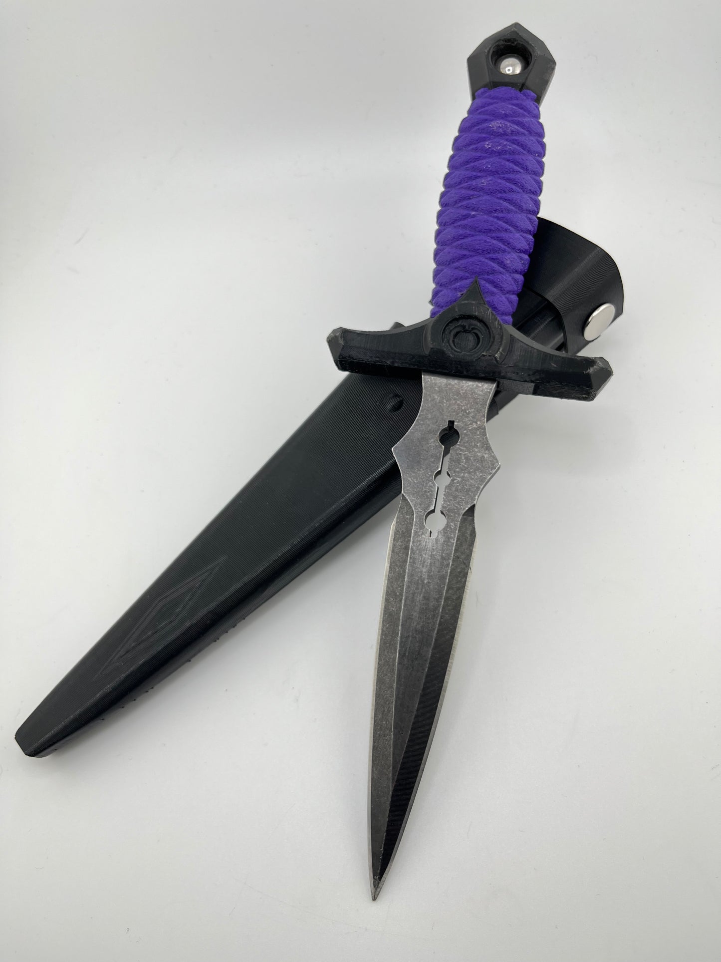 Original marble, dart knife, purple