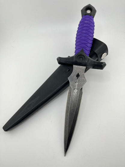 Original marble, dart knife, purple