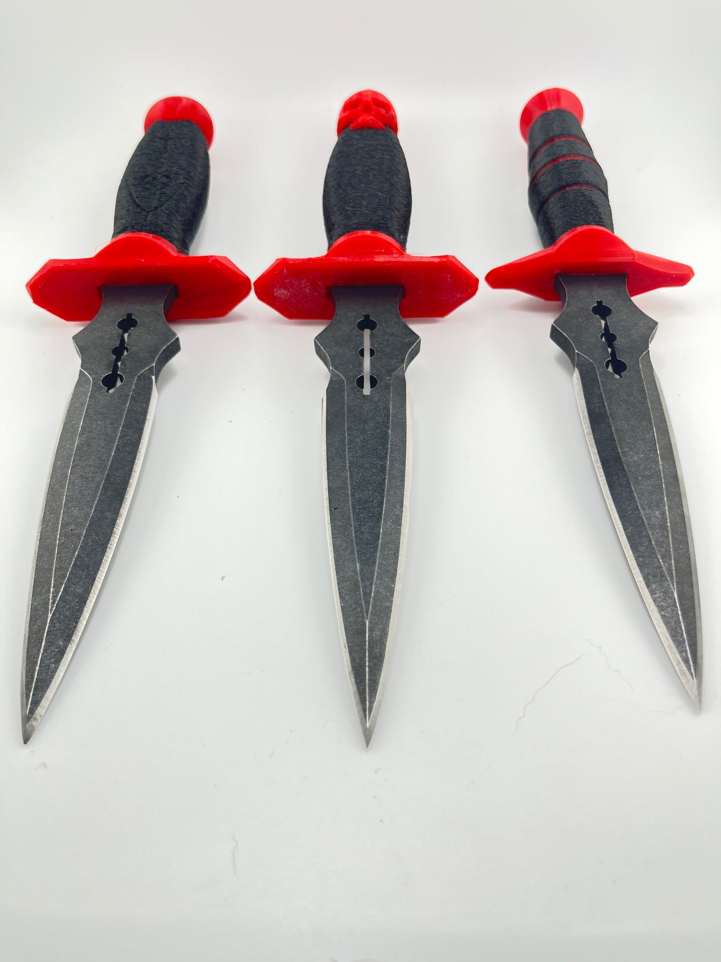 Red dart knife collection