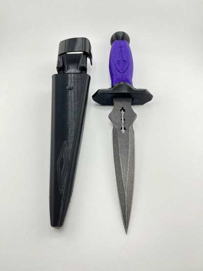 Purple dart knife collection