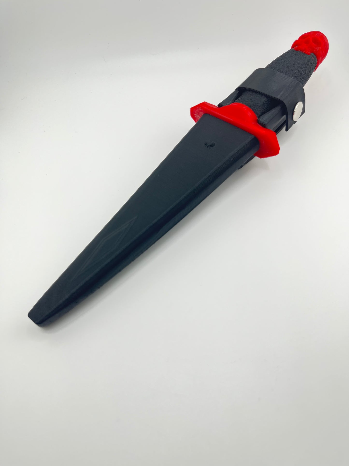 Red reverse skull bear claw