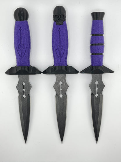 Purple dart knife collection
