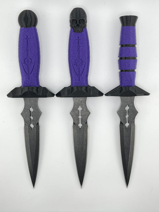 Purple dart knife collection
