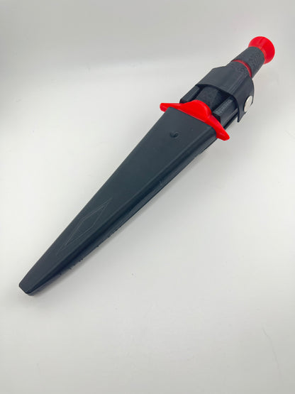 Red reverse marble bear claw